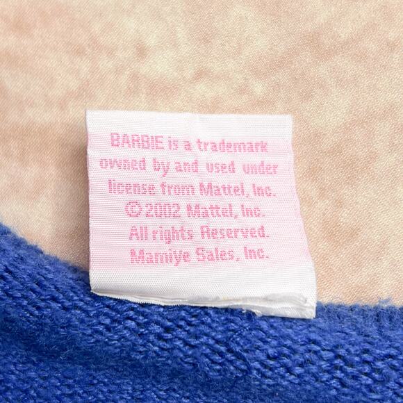 Vintage Y2K Barbie Avenue 2002 Cropped Rainbow Heart Knit Sweater Beaded Kidcore - Picture 5 of 6